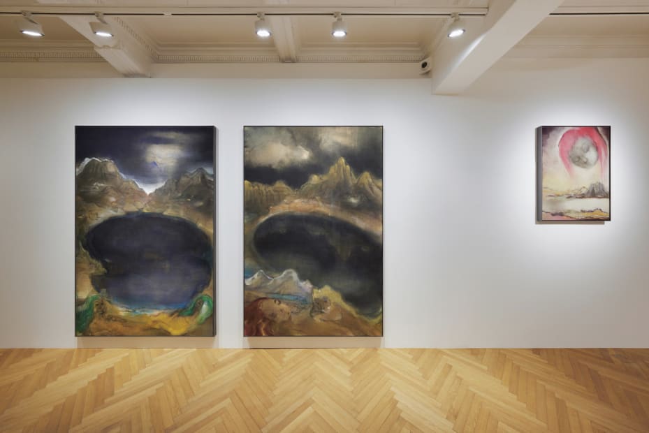Installation views: Leiko Ikemura, Light on the Horizon, Heredium Museum, Daejon, South Korea, 2024. Photos: Oh Myoung-June