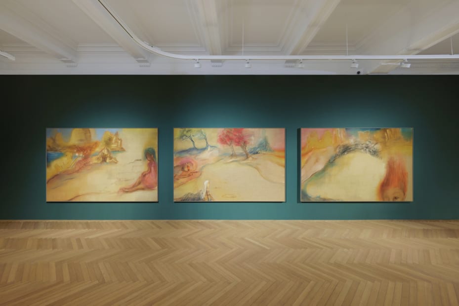 Installation views: Leiko Ikemura, Light on the Horizon, Heredium Museum, Daejon, South Korea, 2024. Photos: Oh Myoung-June
