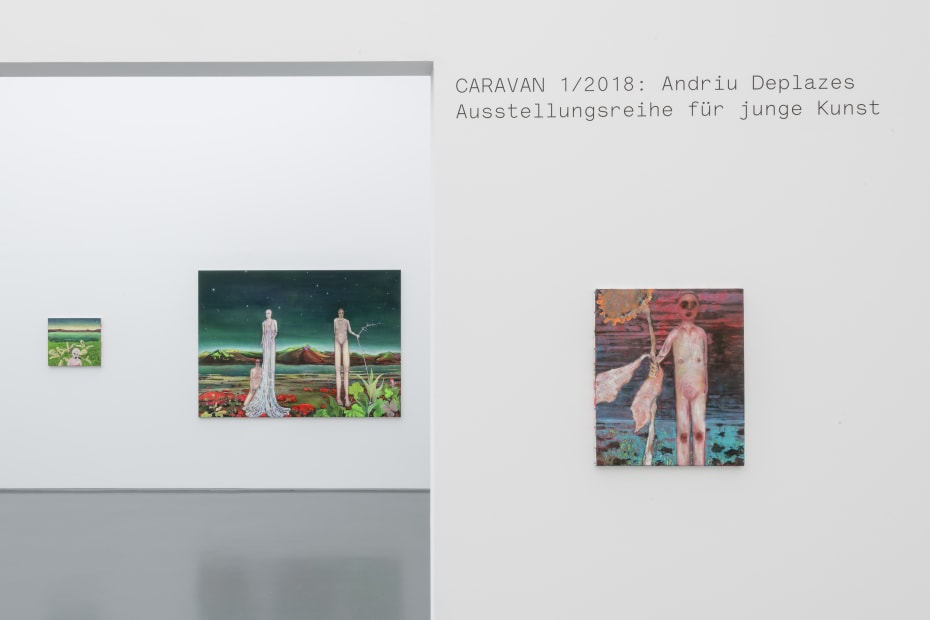 Installation view, Andriu Deplazes: CARAVAN 1, Aargauer Kunsthaus, Aarau, Switzerland, 2018
