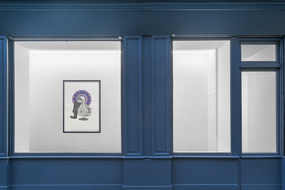 Exhibition views, Marc Bauer, L'Avènement, Janvier 2025, Galerie Peter Kilchmann, Paris, 2025. Photo: Hafid Lhachmi, ADAGP, Paris, 2025