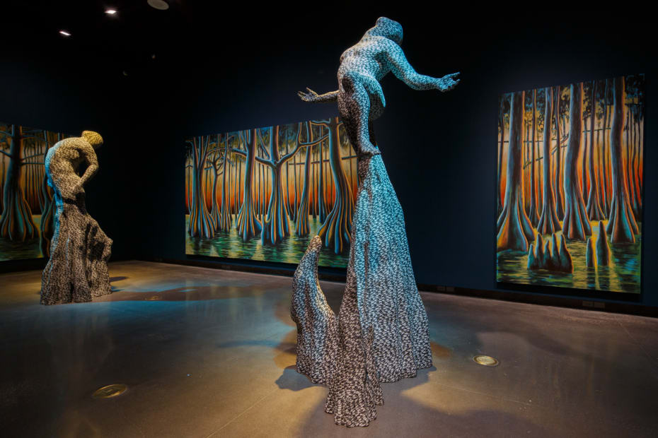 Exhibition views: Didier William, 'Prospect.6: Gesture to Home', exhibition view. Courtesy: the artist and Prospect.6 New Orleans; photograph: Amber Shields