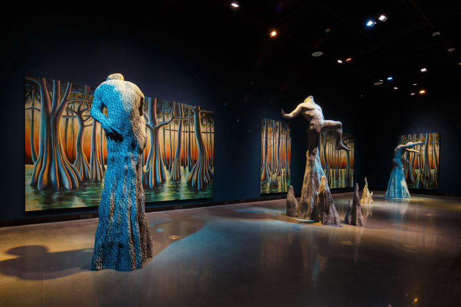 Exhibition views: Didier William, 'Prospect.6: Gesture to Home', exhibition view. Courtesy: the artist and Prospect.6 New Orleans; photograph: Amber Shields