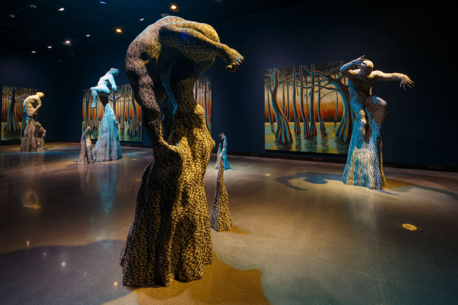 Exhibition views: Didier William, 'Prospect.6: Gesture to Home', exhibition view. Courtesy: the artist and Prospect.6 New Orleans; photograph: Amber Shields