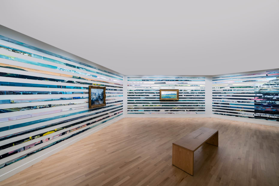 Installation view, Monet/Fehr: Les Dialogues Inattendus, Musée Marmottan Monet, Paris, France, 2022-2023