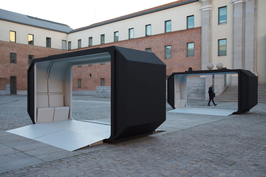 Installation view, Dagoberto Rodríguez: Refugios y Umbrales, Centro de Cultura Contemporánea Conde Duque, Madrid, Spain, 2022