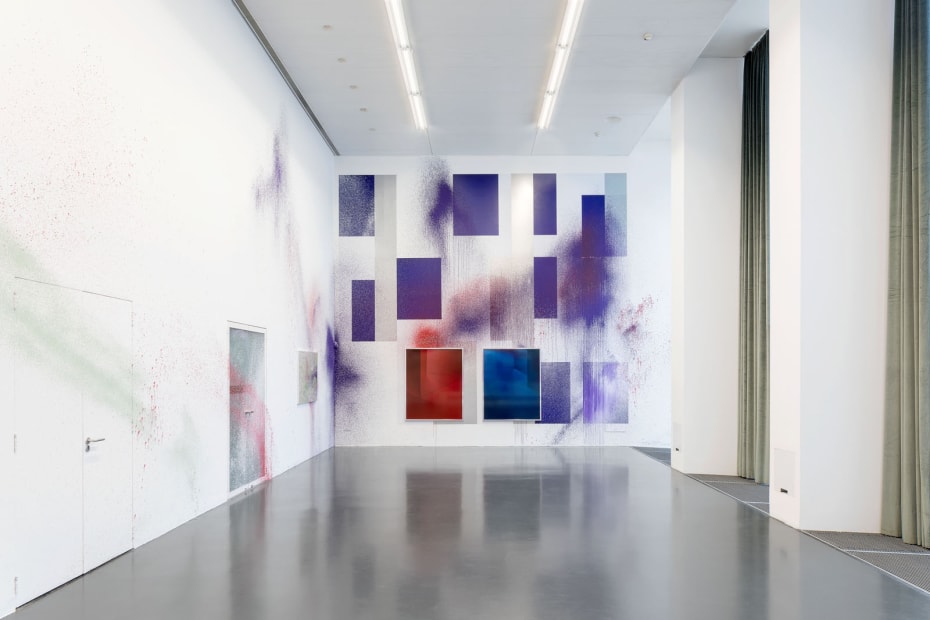 Installation view, Manon Wertenbroek & Shirana Shahbazi, Capovolto, Istituto Svizzero, Milan, Italy, 2018