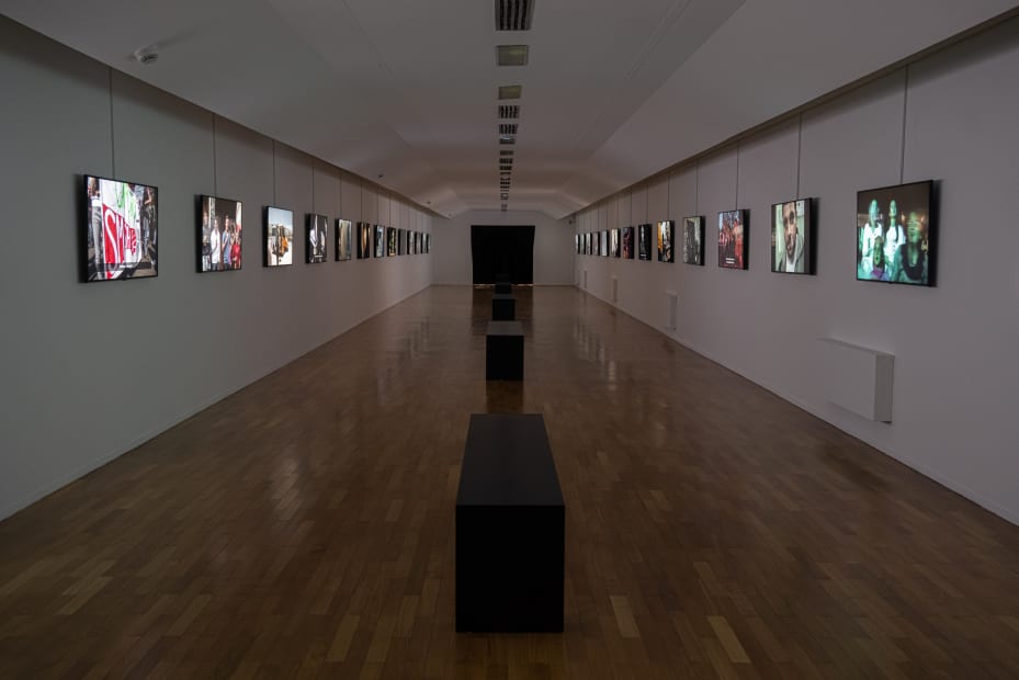 Installation view, Artur Zmijewski: When Fear Eats the Soul, PAC Padiglione d'Arte Contemporanea, Milan, Italy, 2022