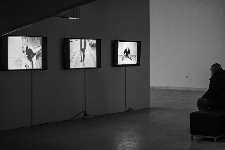 Installation view, Artur Zmijewski: Democracies / Realism, MOCA Museum of Contemporary Art Skopje, Skopje, Macedonia, 2020-2021