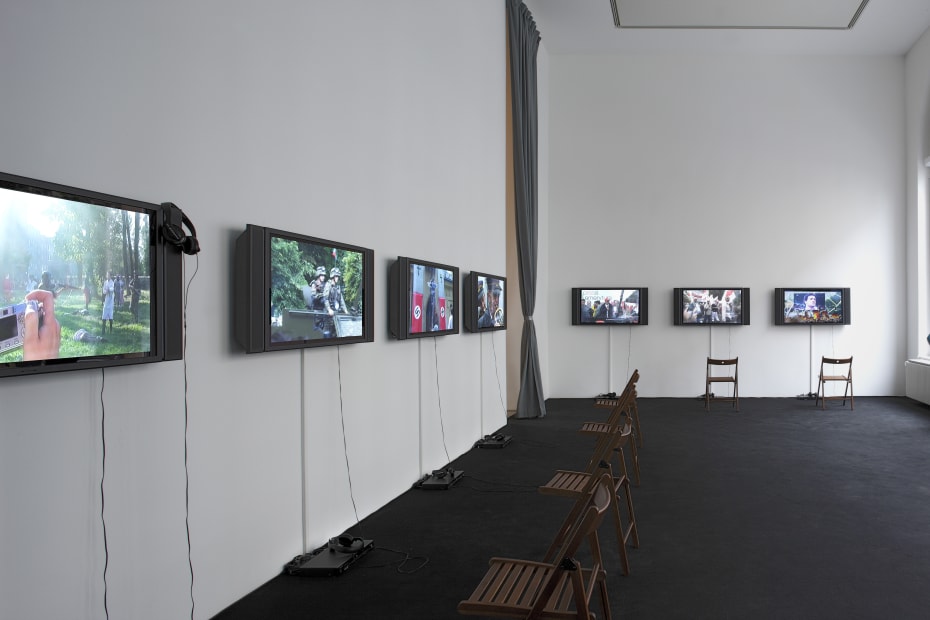 Installation view, Artur Zmijewski: Democracies, Daad Galerie, Berlin, Germany, 2009