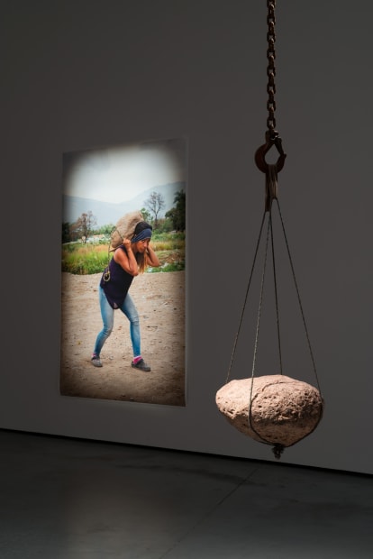 Installation view, Teresa Margolles: The Stone, Es Baluard, Palma de Mallorca, Spain, 2021