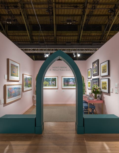 Installation view at IFPDA Fair, Park Avenue Armory