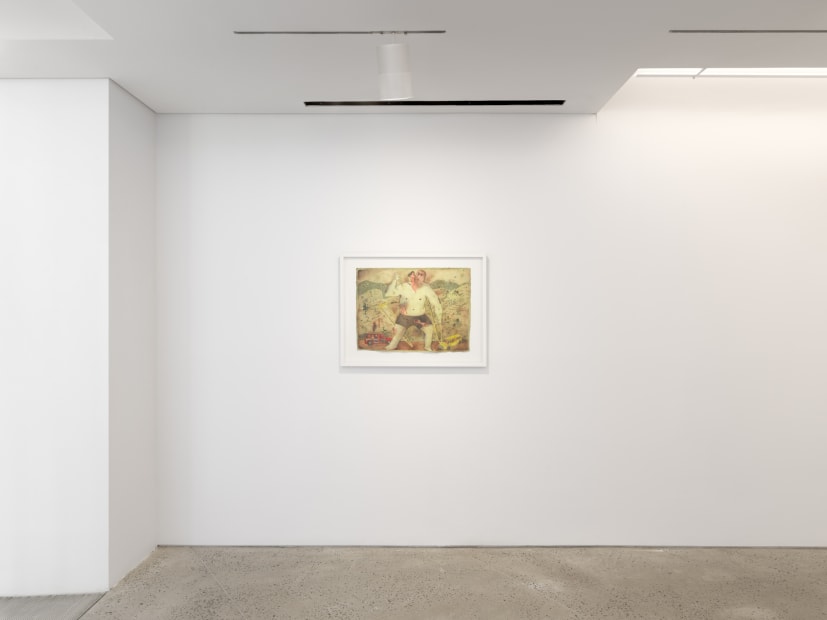 Vangelis Pliarides Travelling Watercolors 2007-2017, 2018 Installation view at Christine Park Gallery, New York Courtesy of the Artist and Christine Park Gallery © Vangelis Pliarides
