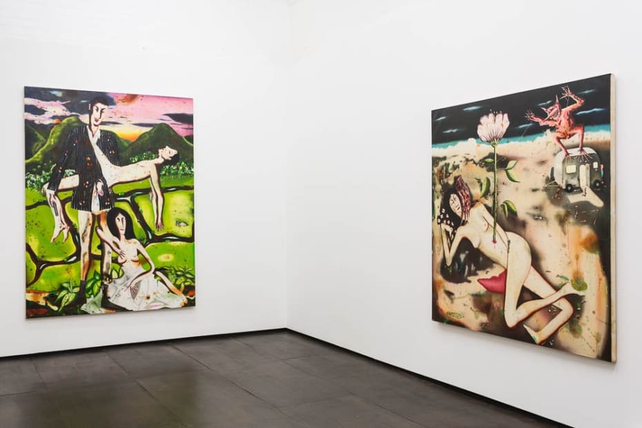 Vangelis Pliarides Installation View at Christine Park Gallery, London, 2014 Courtesy of the Artist and Christine Park Gallery © Vangelis Pliarides