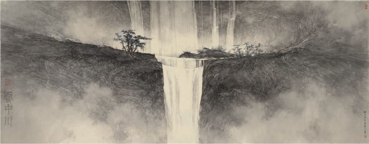 Waterfall amid Clouds, 2013