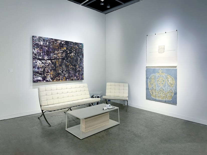 耿畫廊於香港巴塞爾藝術博覽會，2025，展場照。 Tina Keng Gallery at Art Basel Hong Kong, 2025, installation view.