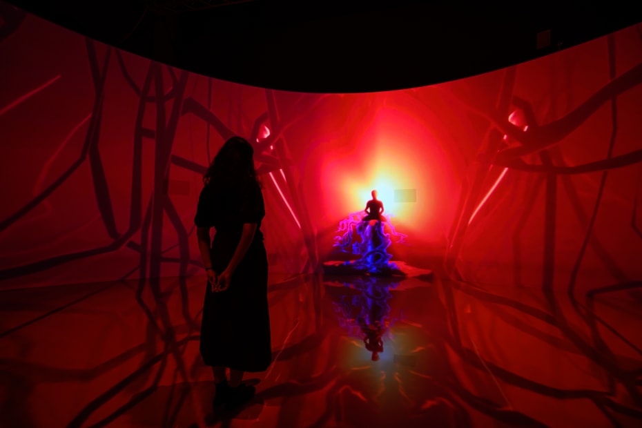 「虛迷山」，展場照，國立臺灣美術館提供，攝影：王世邦。 Mount Ecstasy, Installation view, courtesy of National Taiwan Museum of Fine Arts, photo by ANPIS FOTO.