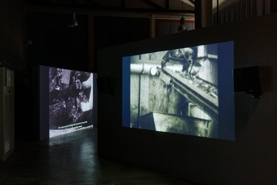 《薄膜史》系列，Liquor distillery，展覽現場，吳其育提供 Stories of Celluloid series, Liquor distillery, installation view, courtesy of Wu Chi-Yu