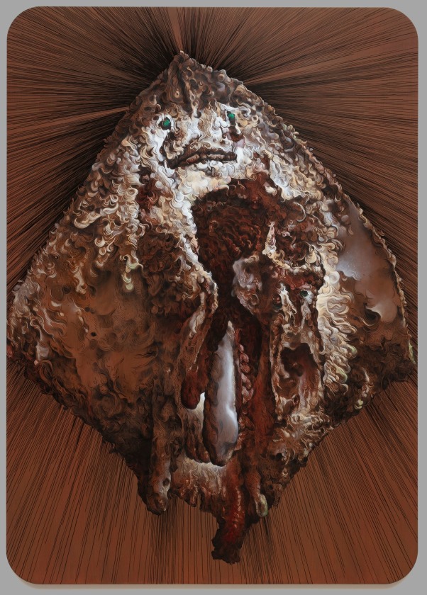 Glenn Brown, Lascia ch'io pianga (Drill, baby, drill), 2025