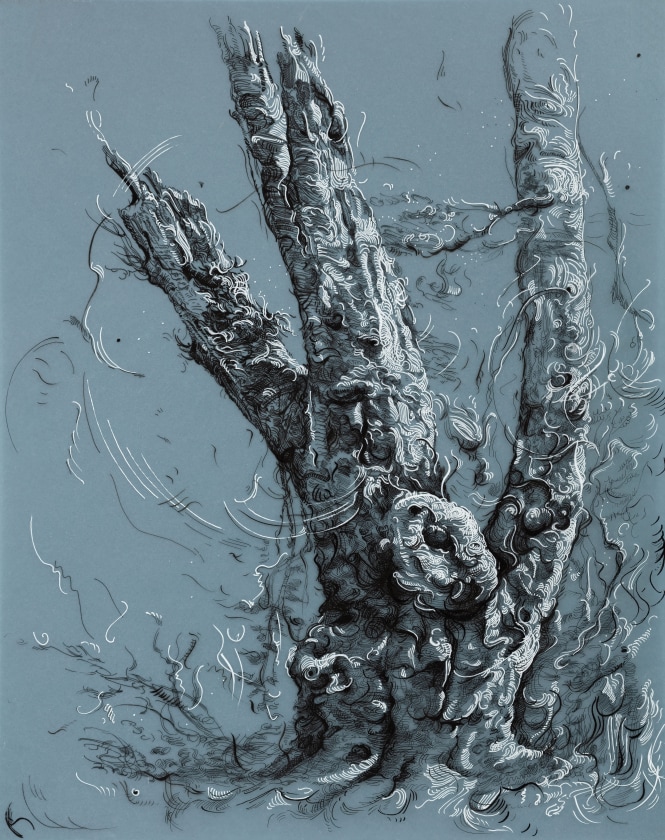 Glenn Brown at Gainsborough House