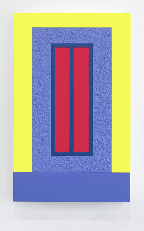 Peter Halley, Blue Prison, 2020