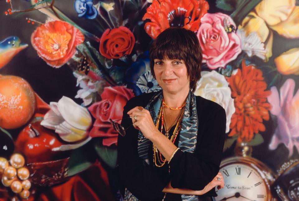 American artist Audrey Flack, circa 1980. (Photo by Nancy R. Schiff/Getty Images)GETTY IMAGES
