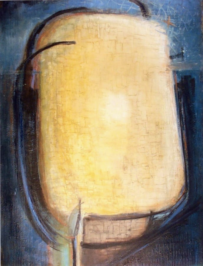 Dusti Bongé, 'Untitled No. 4, 1970.' Oil on Masonite, 72” x 48”. Collection of the Morris Museum of Art. Gift of the Dusti Bongé Art Foundation.