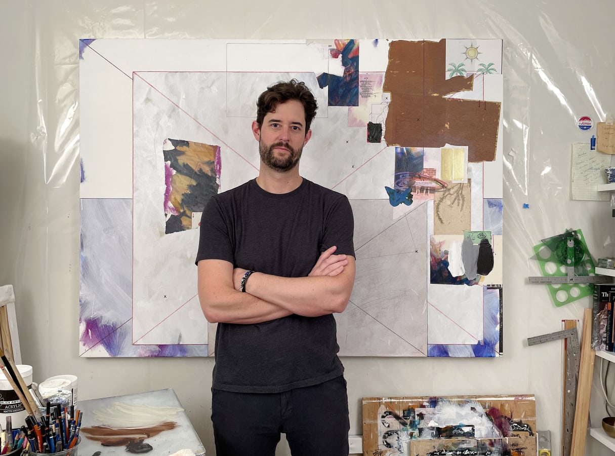Edward Holland in his studio. Courtesy of the artist