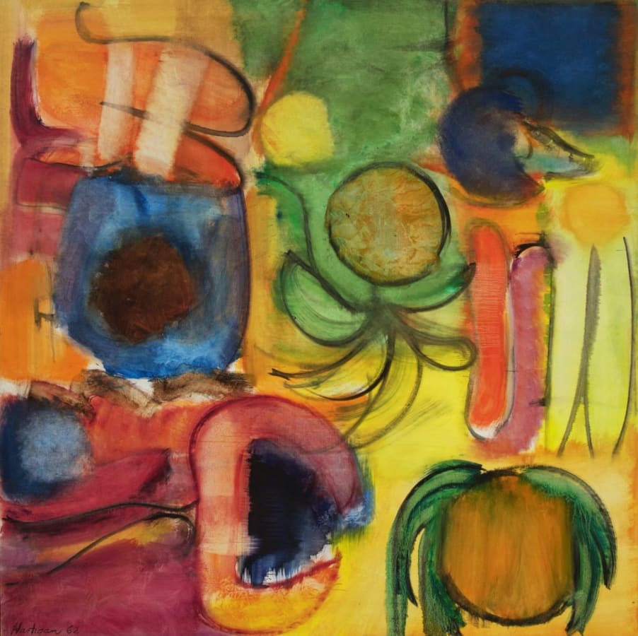 Grace Hartigan, Parson Brown(1962). ©Grace Hartigan courtesy of the Perry Collection.