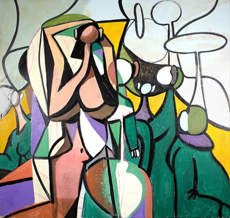 Artwork: George Condo, Sci-Fi Abstraction, 1992