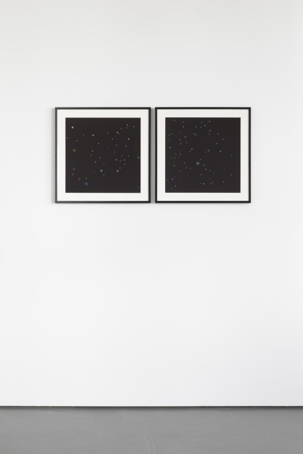 Artwork: Angela Bulloch, Night Sky Prints: Pluto2, 2008