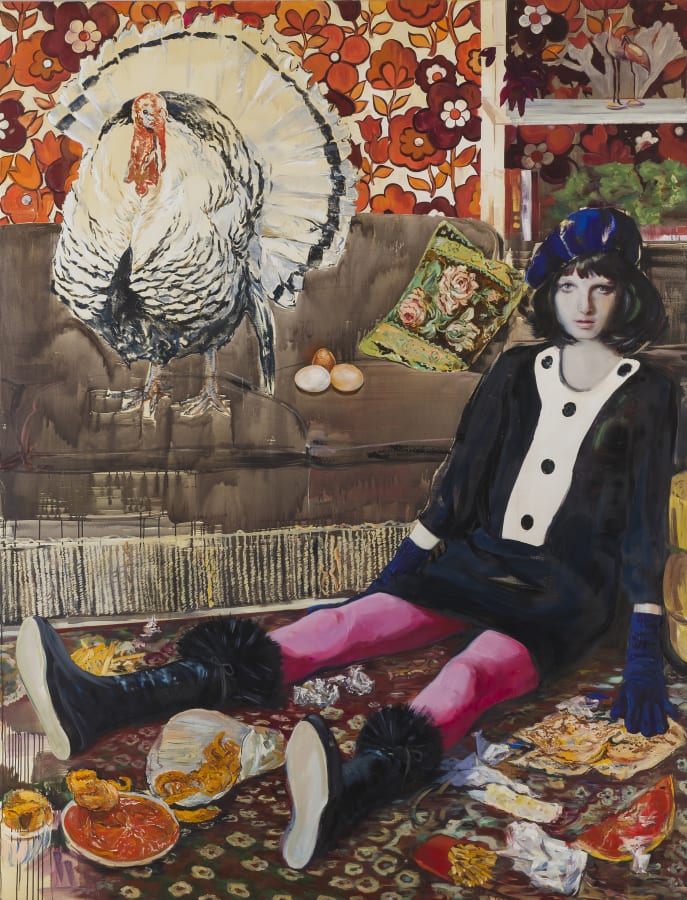 Artwork: Paulina Olowska, Mesmerized, 2018