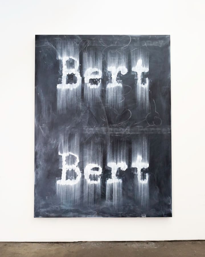 Artwork: Gary Simmons, Bert Bert, 2018