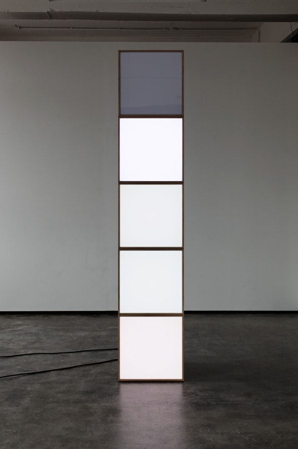 Artwork: Angela Bulloch, Stack of Five Pixels, 2015