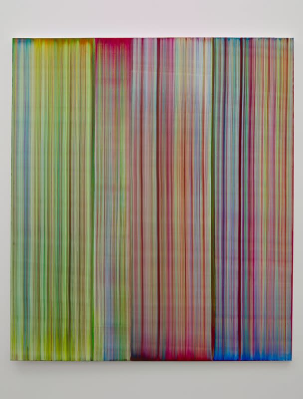 Artwork: Bernard Frize, Pinker, 2015