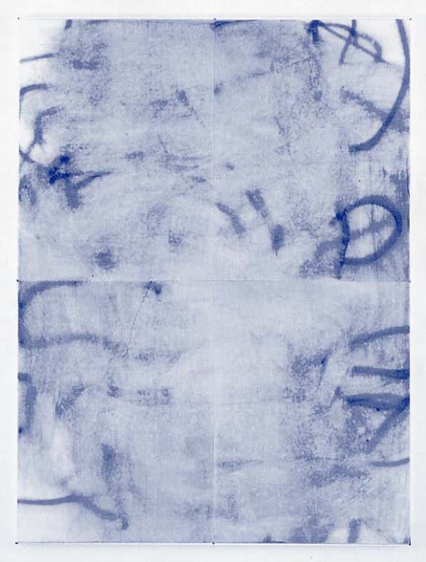 Artwork: Christopher Wool, Double Blue Nose, 2003