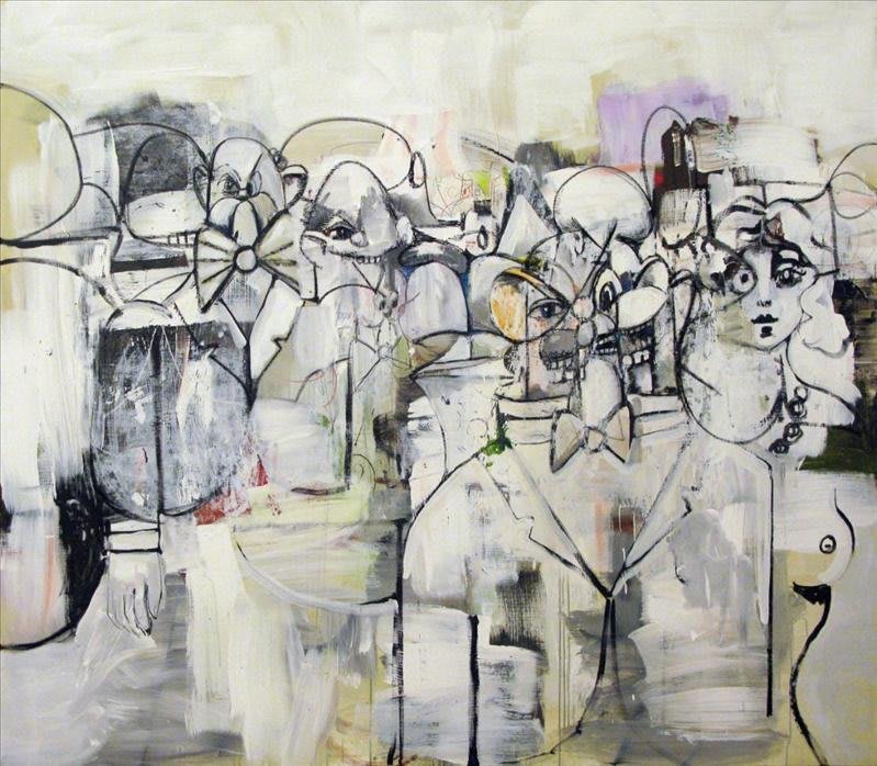 Artwork: George Condo, Penn Station, 2010