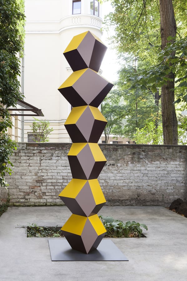 Artwork: Angela Bulloch, Heavy Metal Stack of Six, 2014