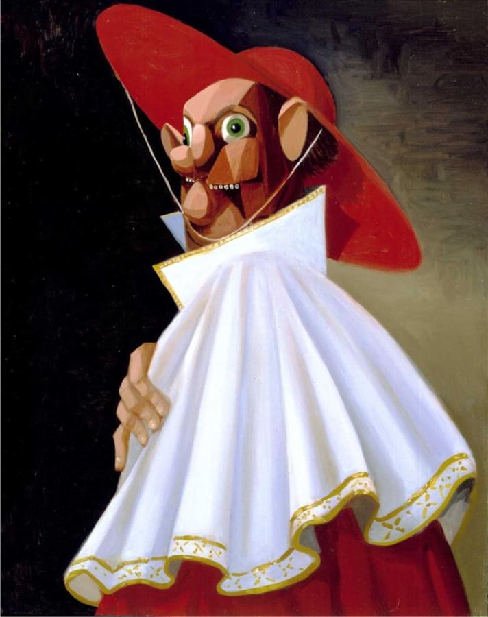 Artwork: George Condo, The Cracked Cardinal, 2004