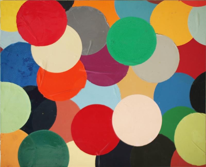 Artwork: Bernard Frize, Suite Segond 100 N°3, 1980