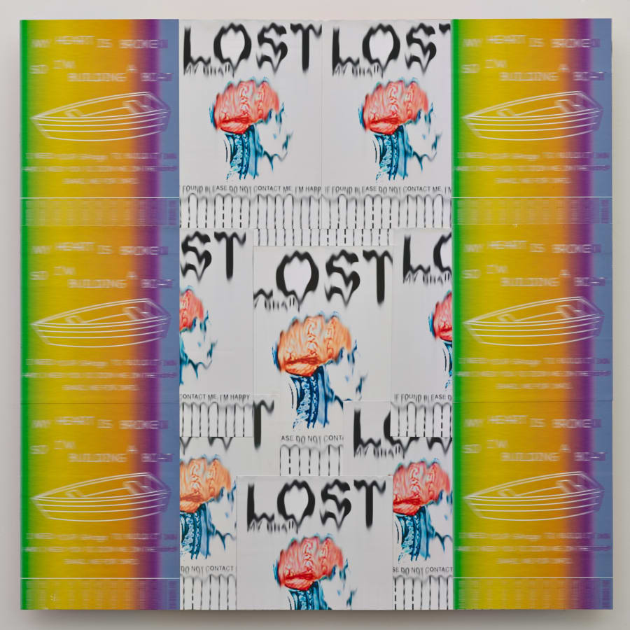 Artwork: Gary Simmons, Lost, 2015