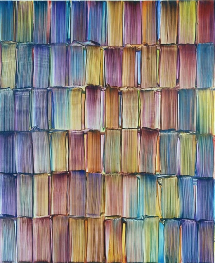 Artwork: Bernard Frize, Depliant, 2002
