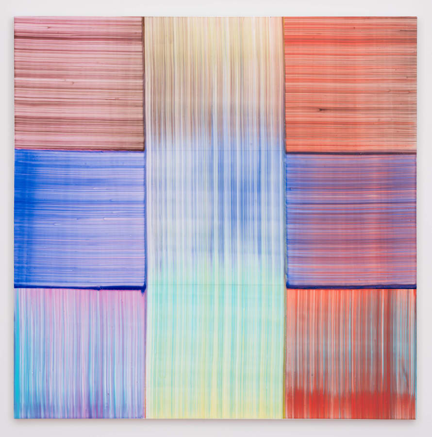 Artwork: Bernard Frize, Kore, 2017