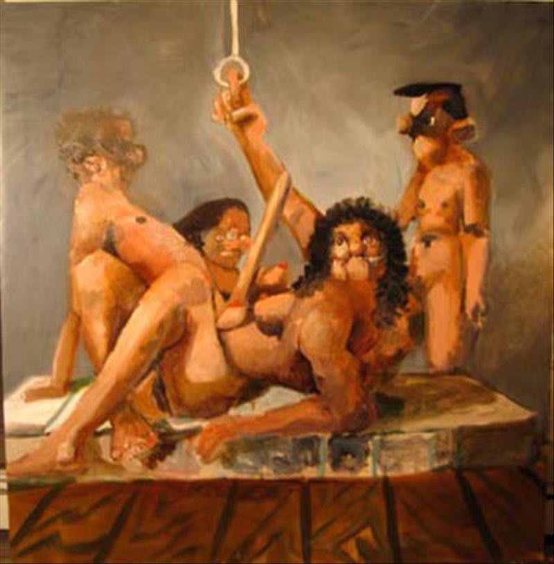 Artwork: George Condo, The Orgy, 2004