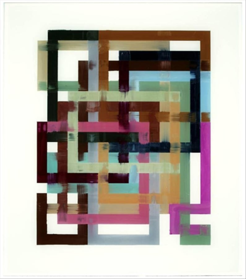 Artwork: Bernard Frize, Juillet 14, 2008