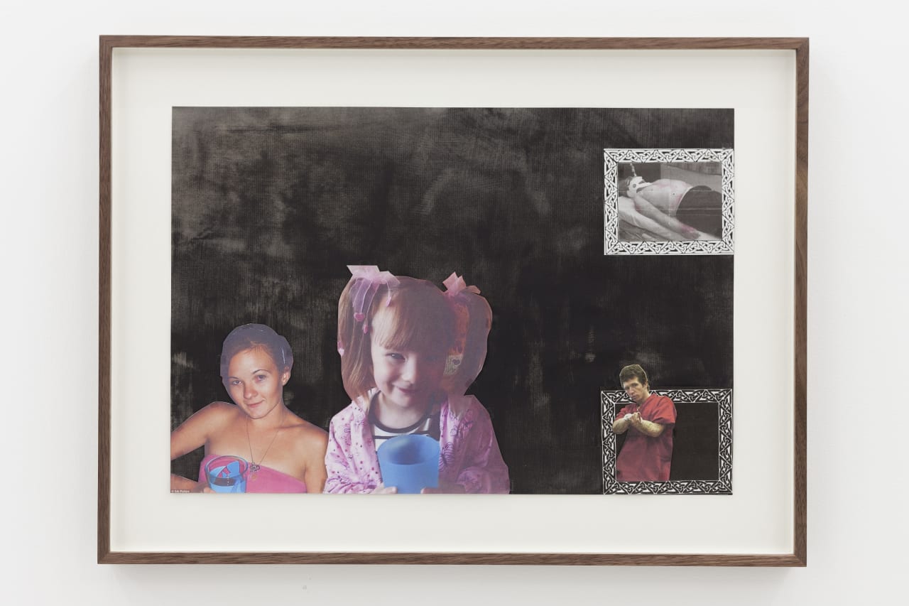 Artwork: Darja Bajagić, Save A Child, Kill A Pedophile ft. Joseph Druce, Karlie Jade Pearce-Stevenson, Alexa-Marie Quinn, and John Geoghan (Collage), 2016