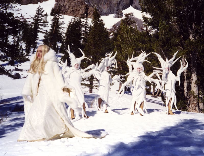 Artwork: Marnie Weber, The Ghost Trees, 2003