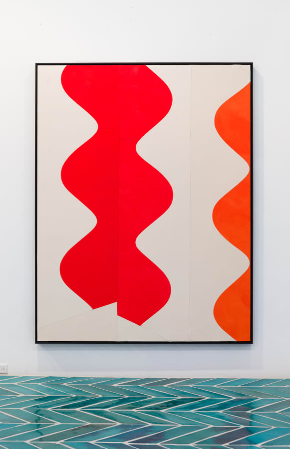 Artwork: Sarah Crowner, The Wave (Urszula), 2014