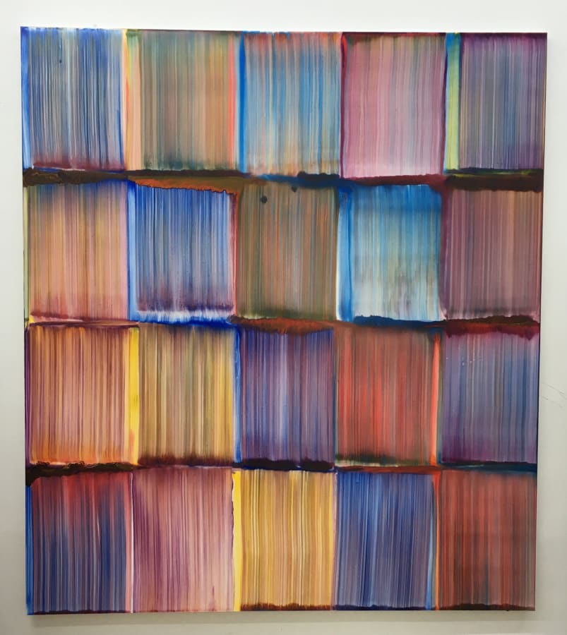 Artwork: Bernard Frize, Regulé, 2016
