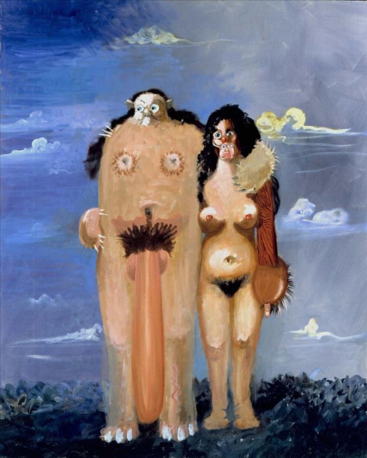 Artwork: George Condo, The Nudists, 2004