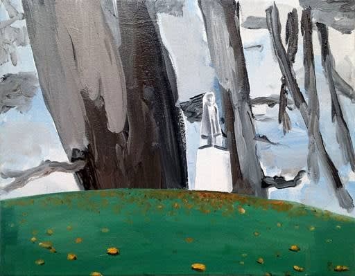 Artwork: Dexter Dalwood, Grosvenor Square Study, 2002